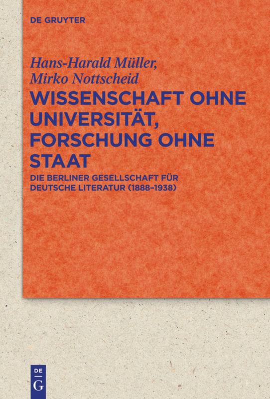 Wissenschaft ohne Universität, Forschung ohne Staat