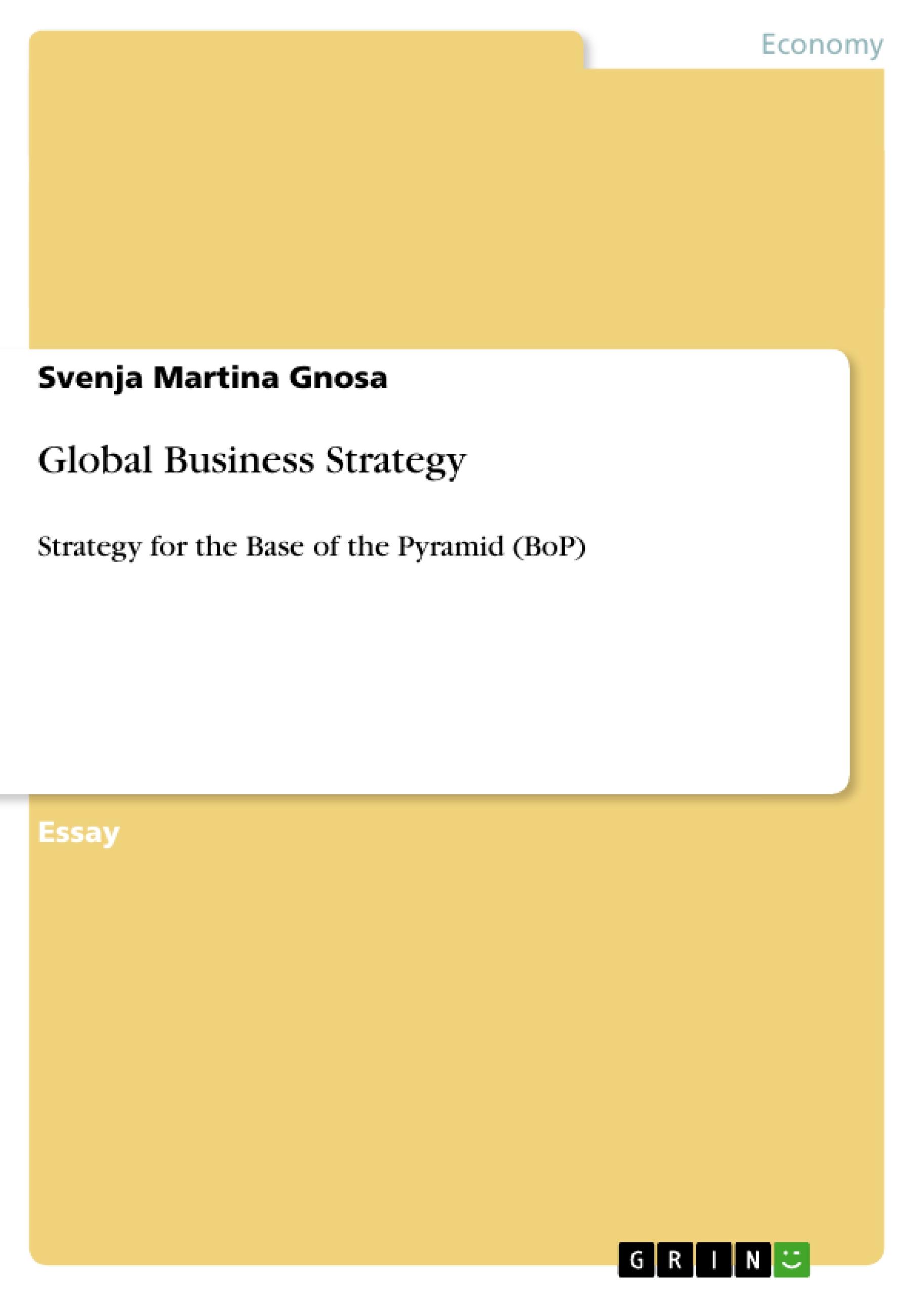 Global Business Strategy