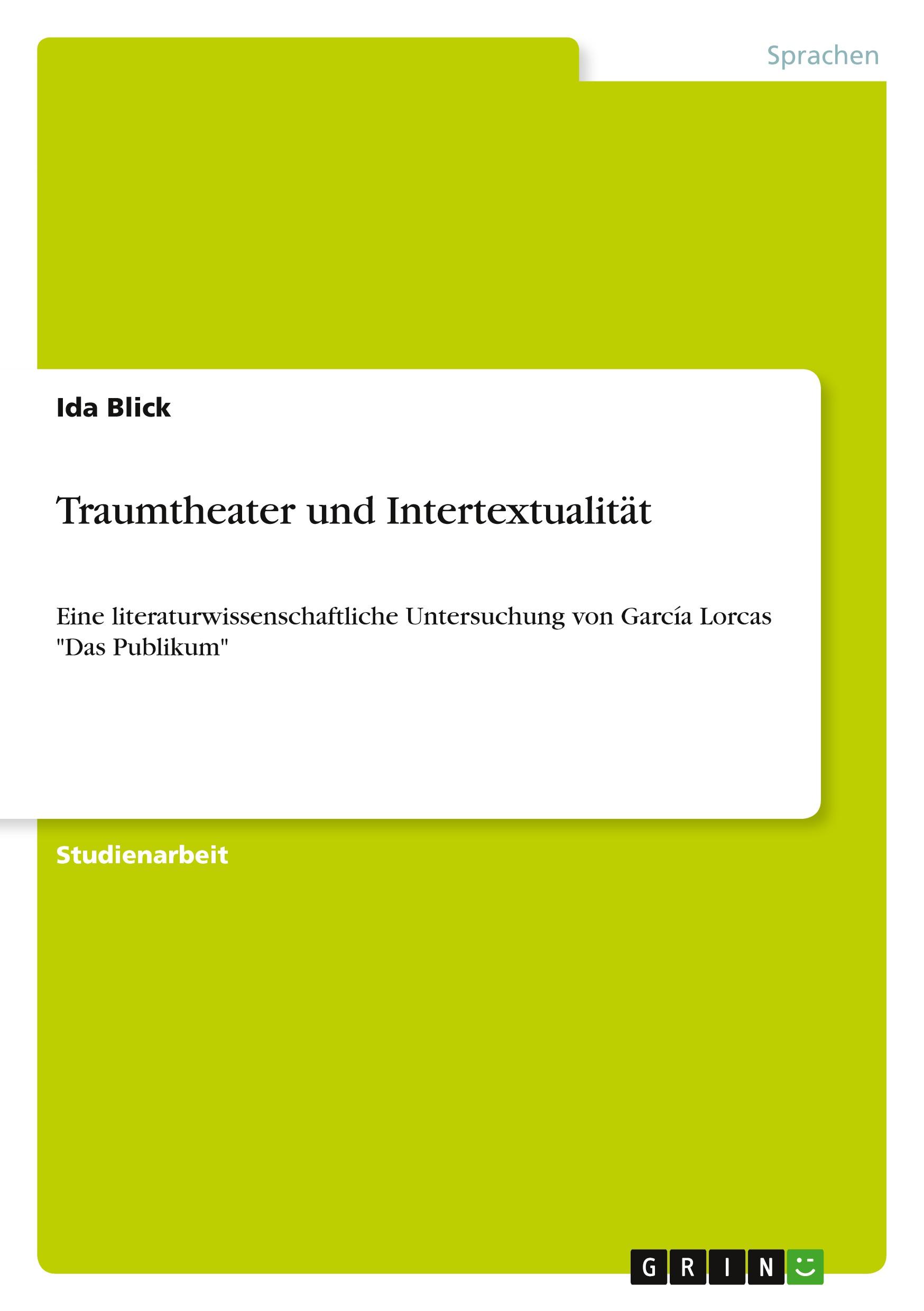 Traumtheater und Intertextualität