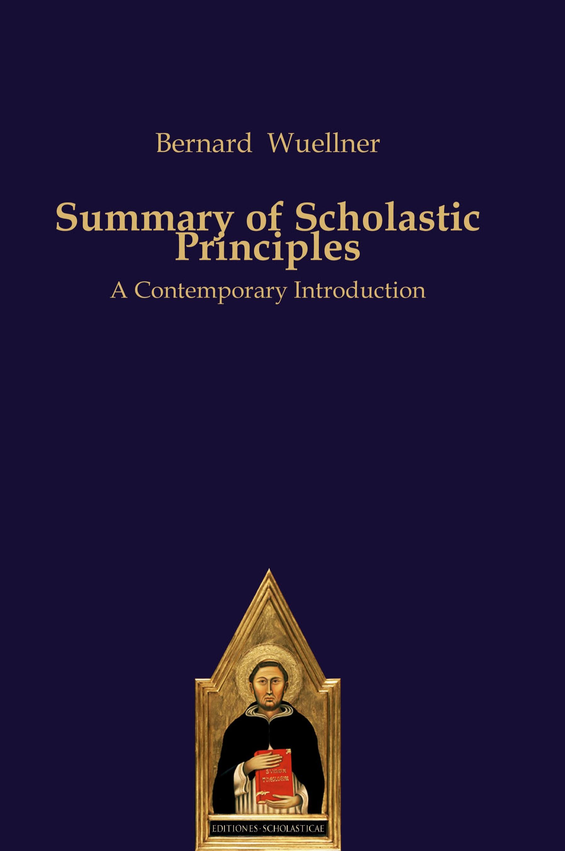 Summary of Scholastic Principles