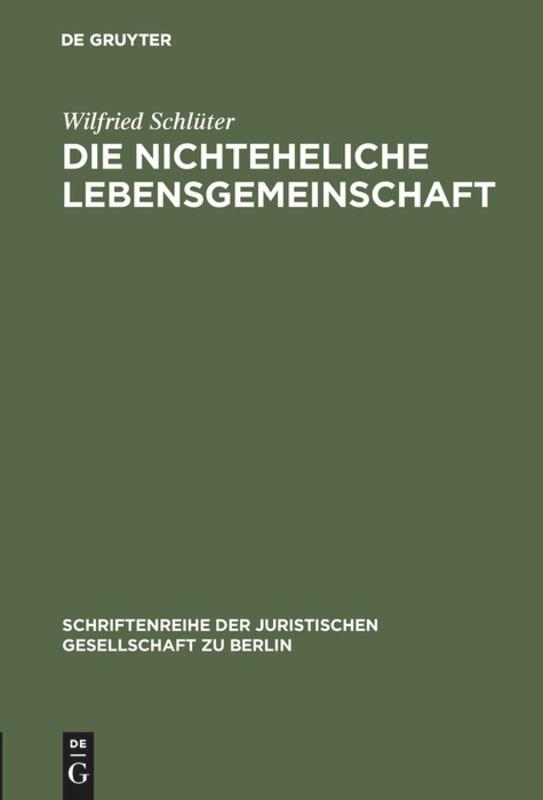 Die nichteheliche Lebensgemeinschaft