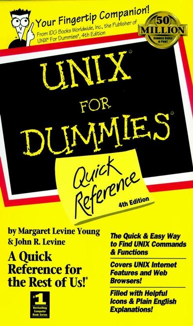 UNIX For Dummies Quick Reference 4e