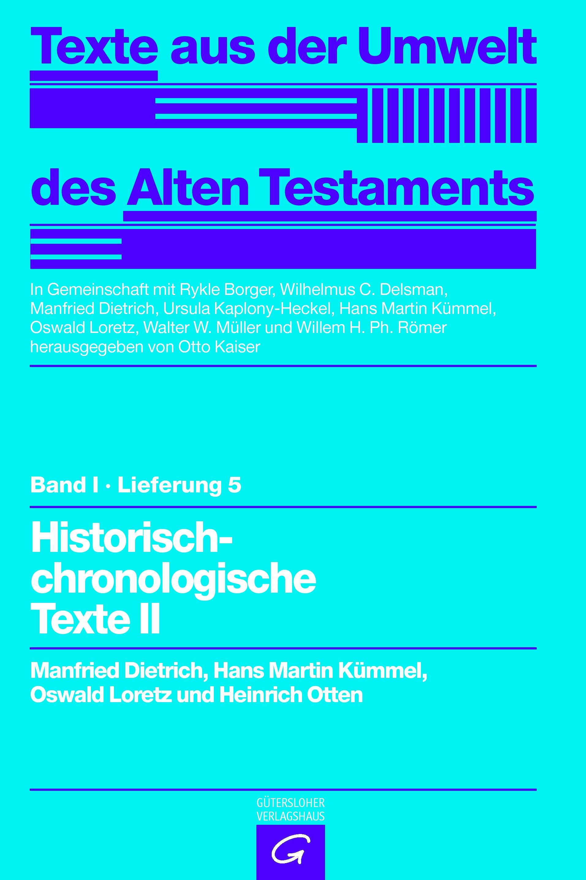 Historisch-chronologische Texte II