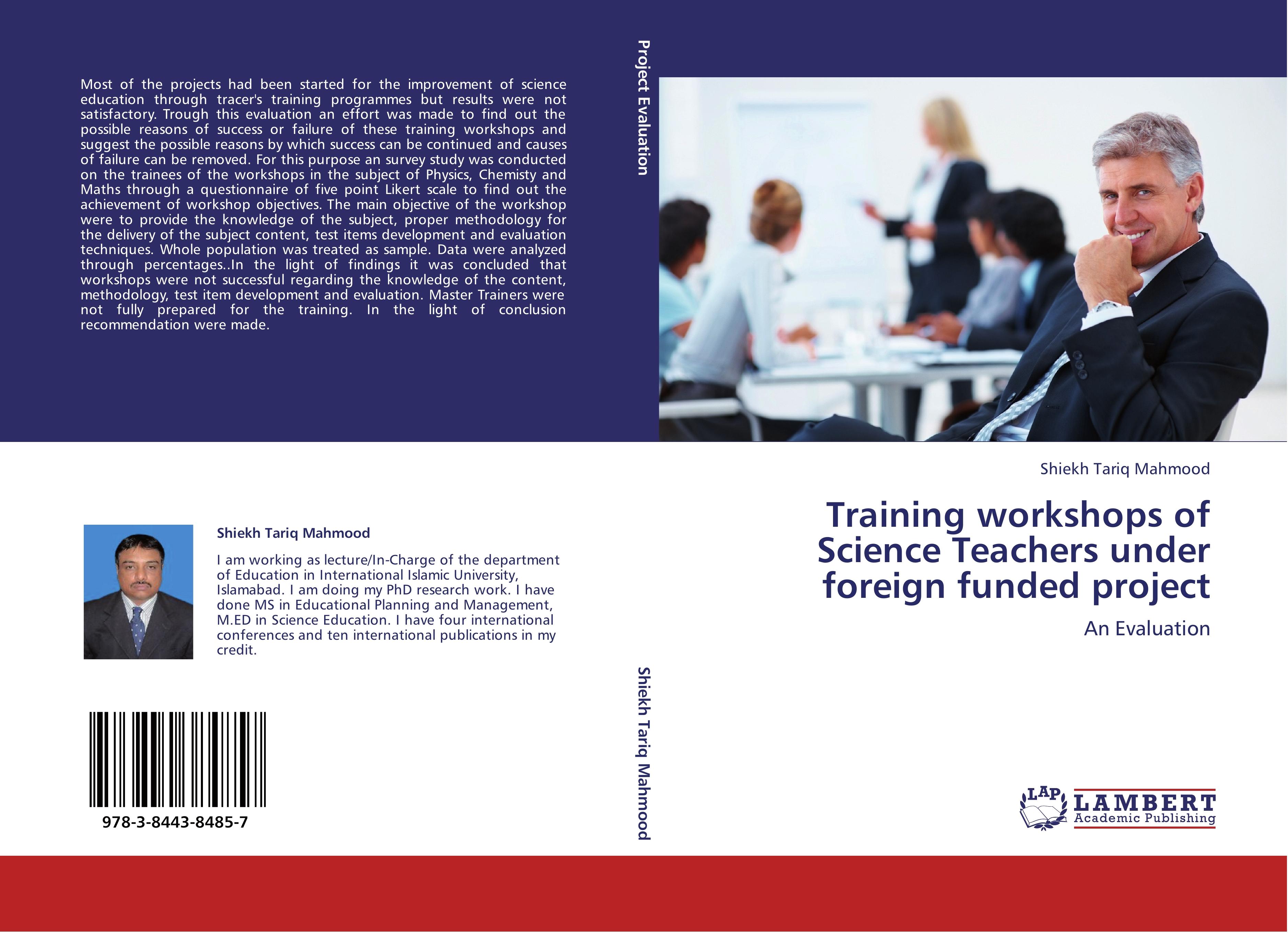 Training workshops of Science Teachers under foreign funded project