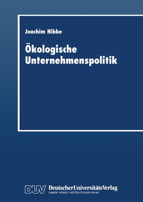 Ökologische Unternehmenspolitik