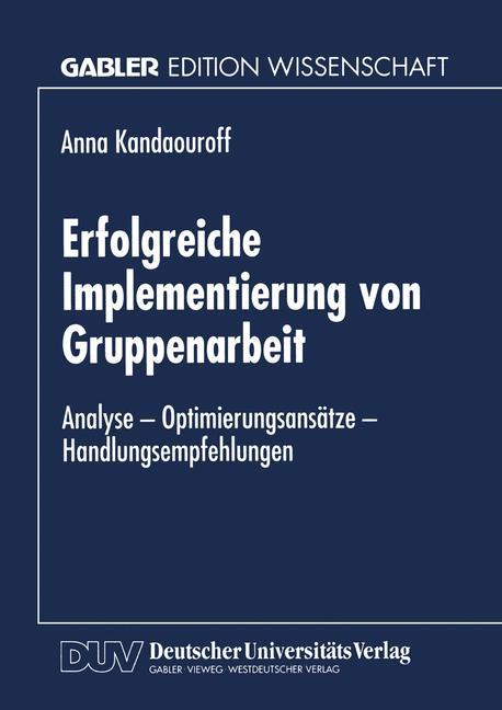 Erfolgreiche Implementierung von Gruppenarbeit