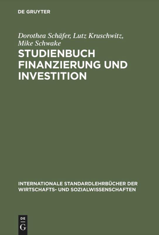 Studienbuch Finanzierung und Investition