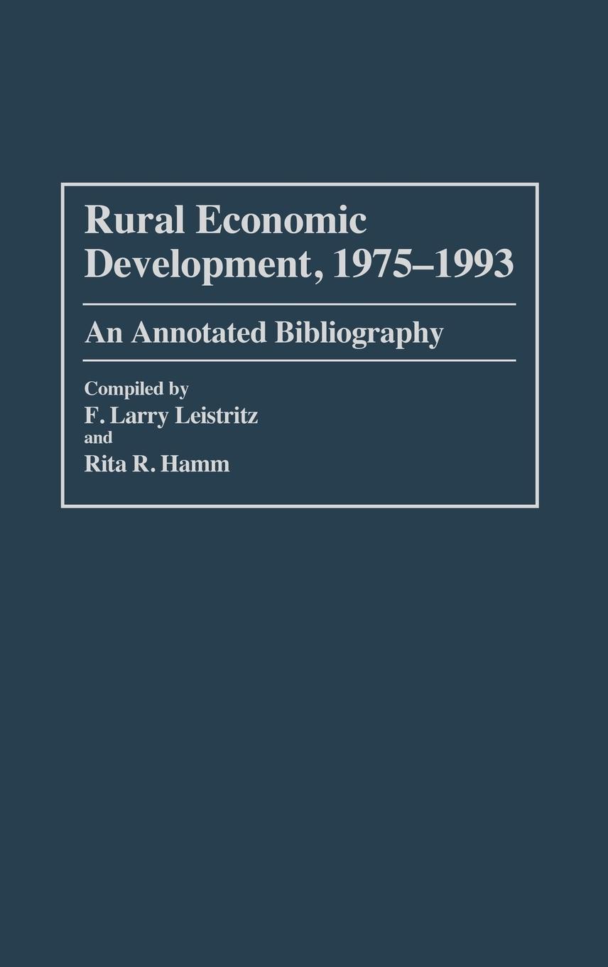 Rural Economic Development, 1975-1993