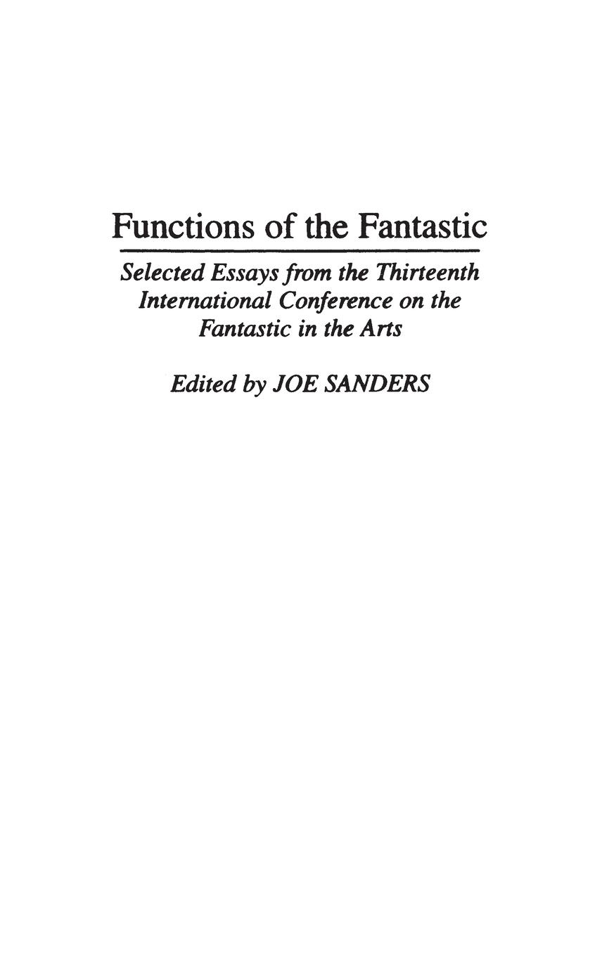 Functions of the Fantastic