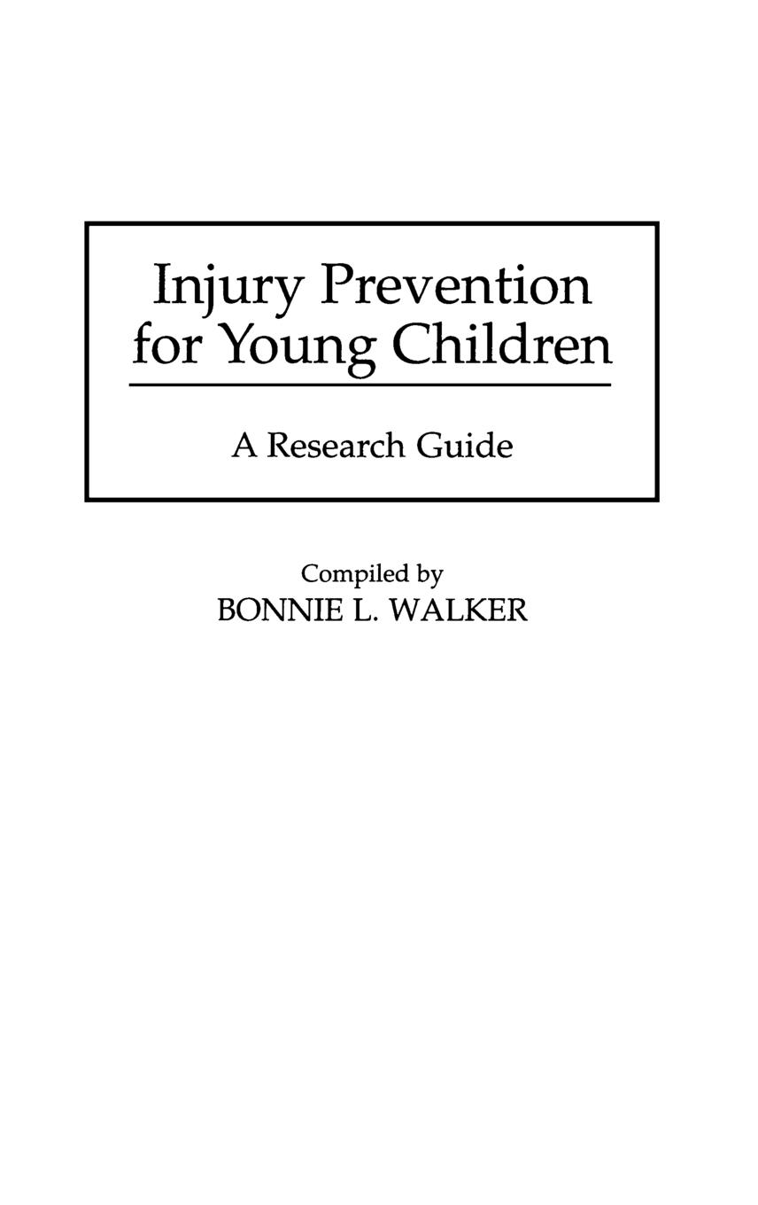 Injury Prevention for Young Children