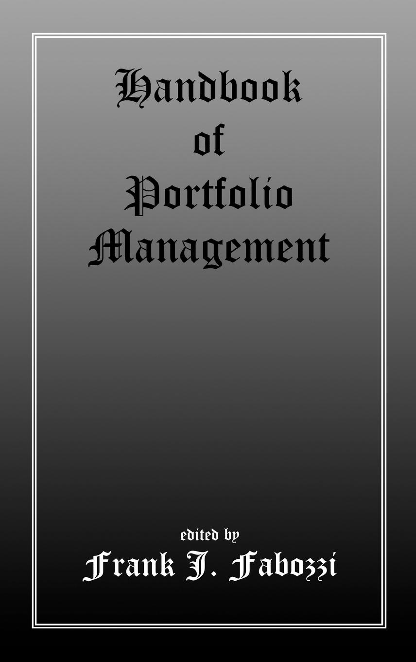 Handbook of Portfolio Management