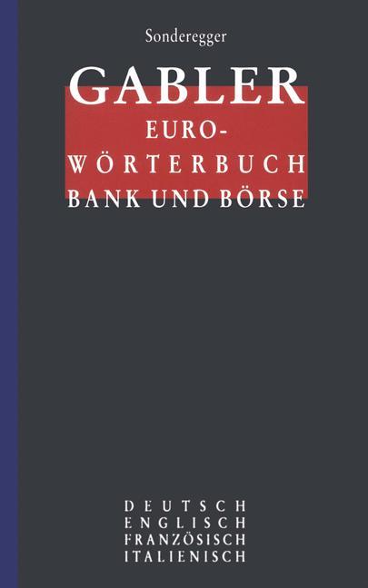 Gabler Euro-Wörterbuch Bank und Börse