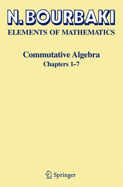 Commutative Algebra