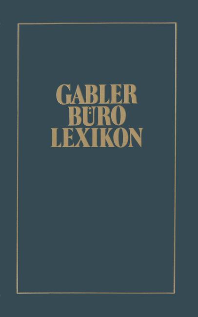 Gabler Büro Lexikon