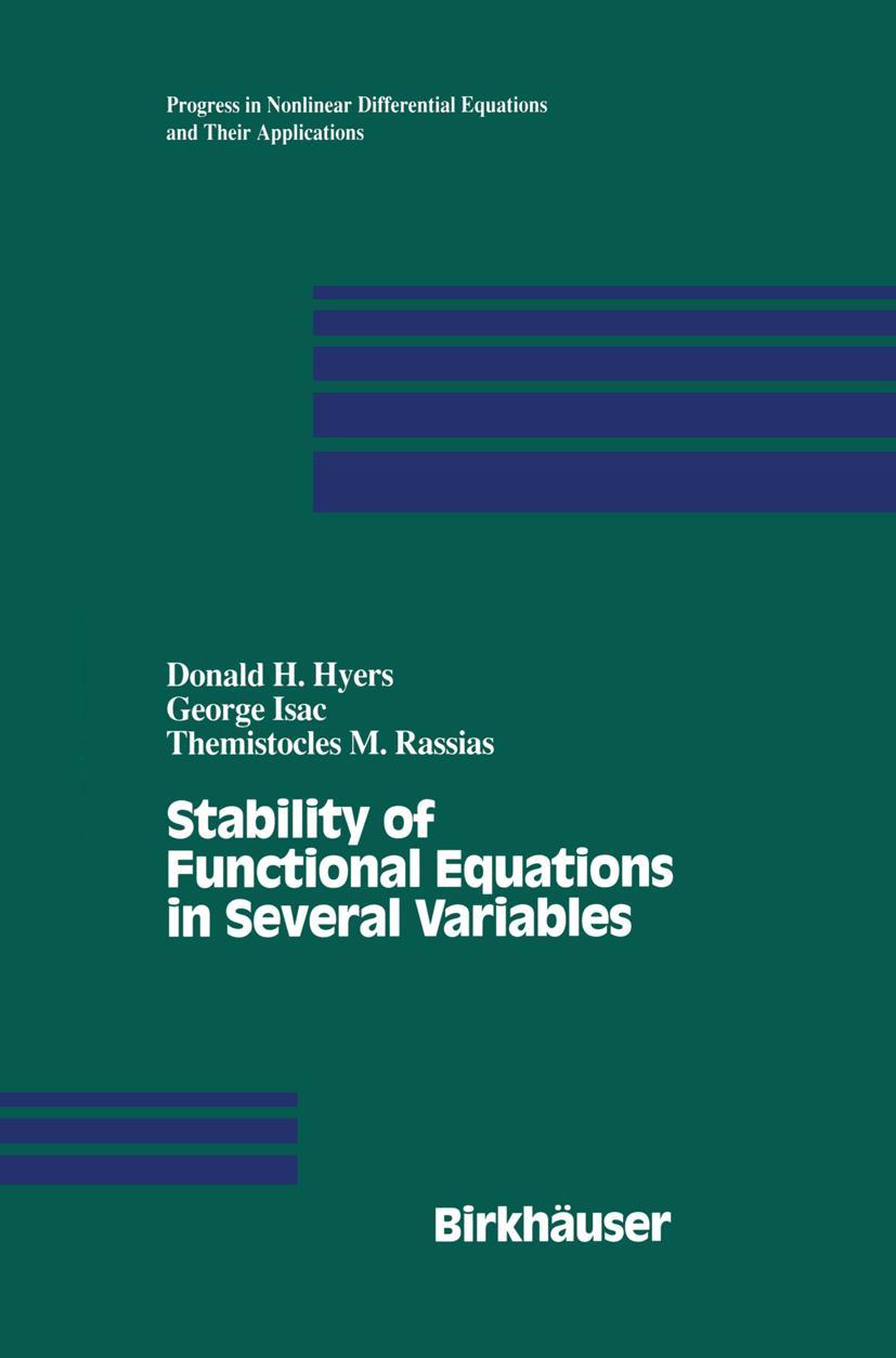 Stability of Functional Equations in Several Variables