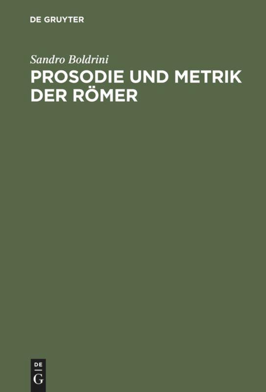 Prosodie und Metrik der Römer