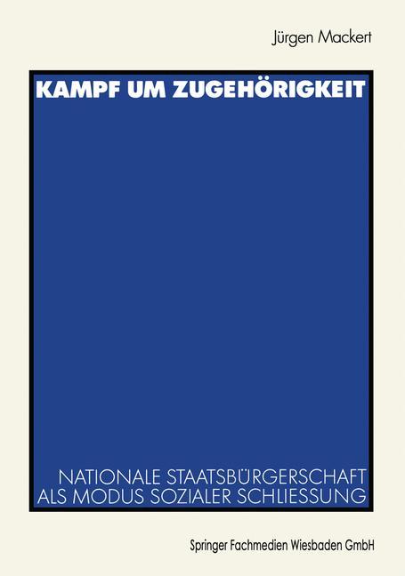 Kampf um Zugehörigkeit