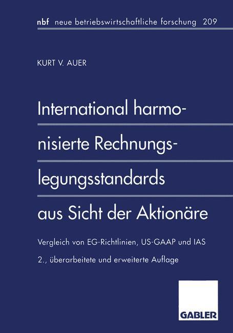 International harmonisierte Rechnungslegungsstandards aus Sicht der Aktionäre