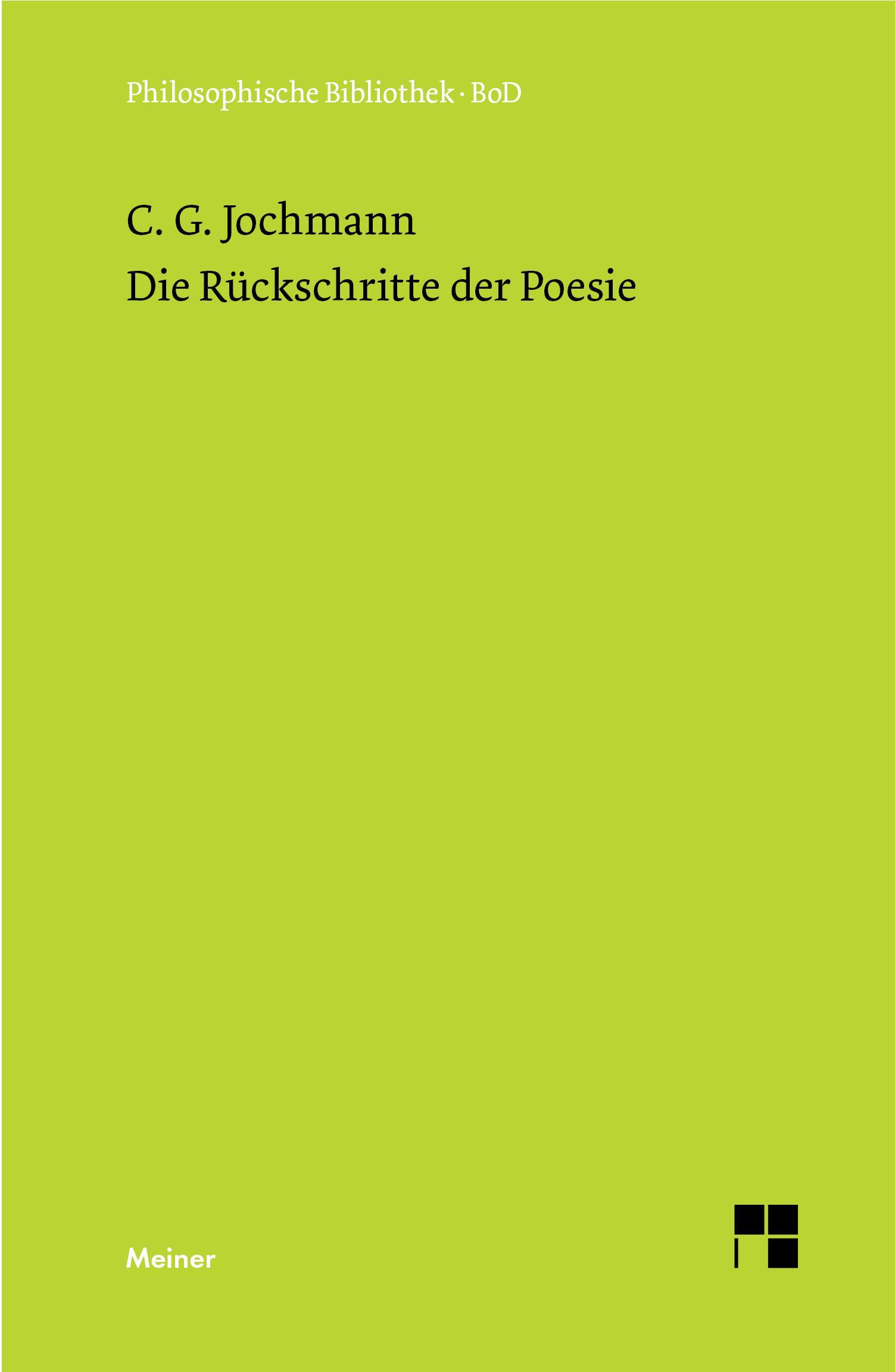 Die Rückschritte der Poesie