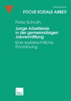 Junge Arbeitslose in der gemeinnützigen Jobvermittlung