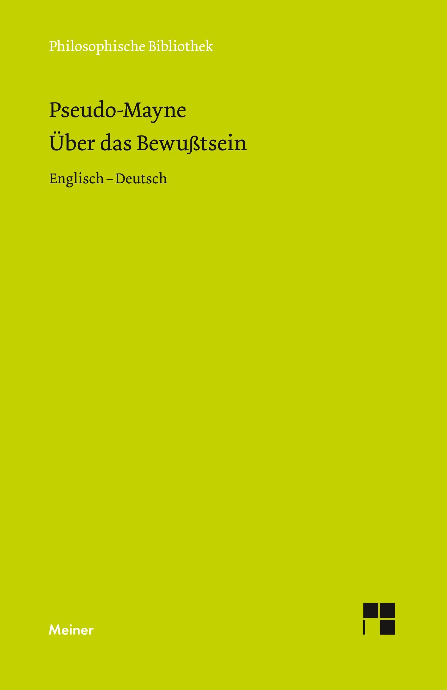 Über das Bewußtsein (1728)