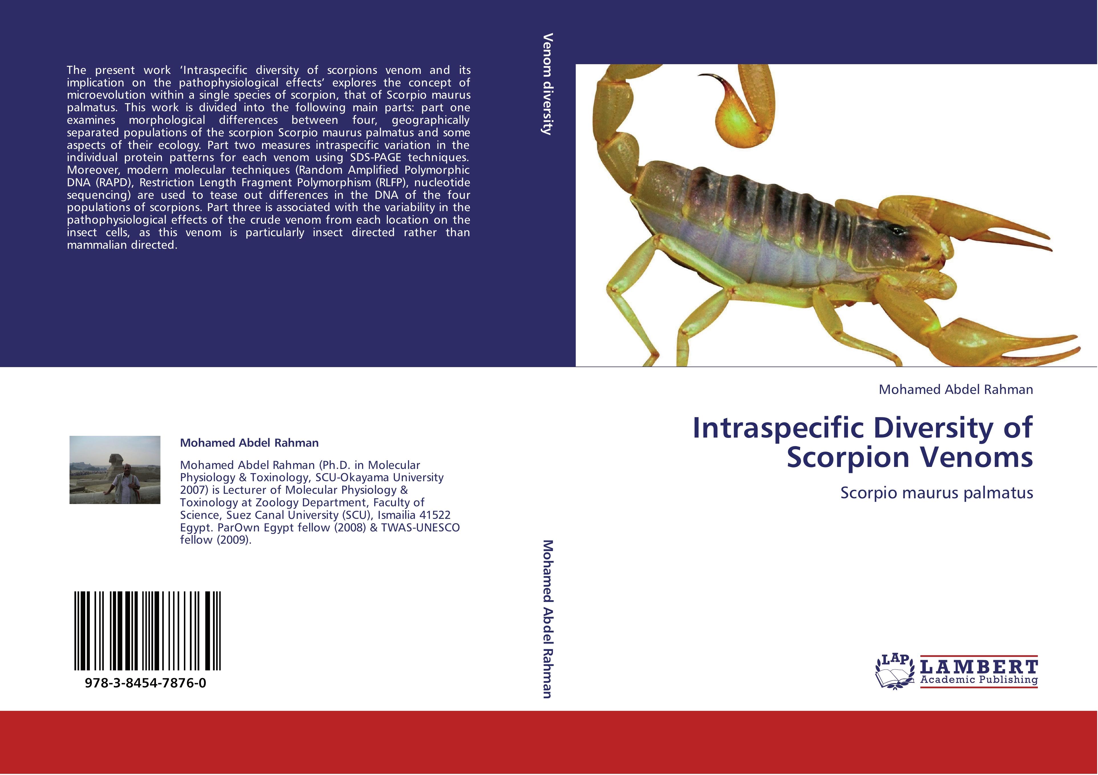 Intraspecific Diversity of Scorpion Venoms