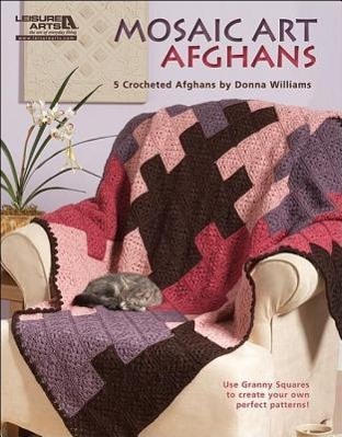 Mosaic Art Afghans: 5 Crocheted Afghans