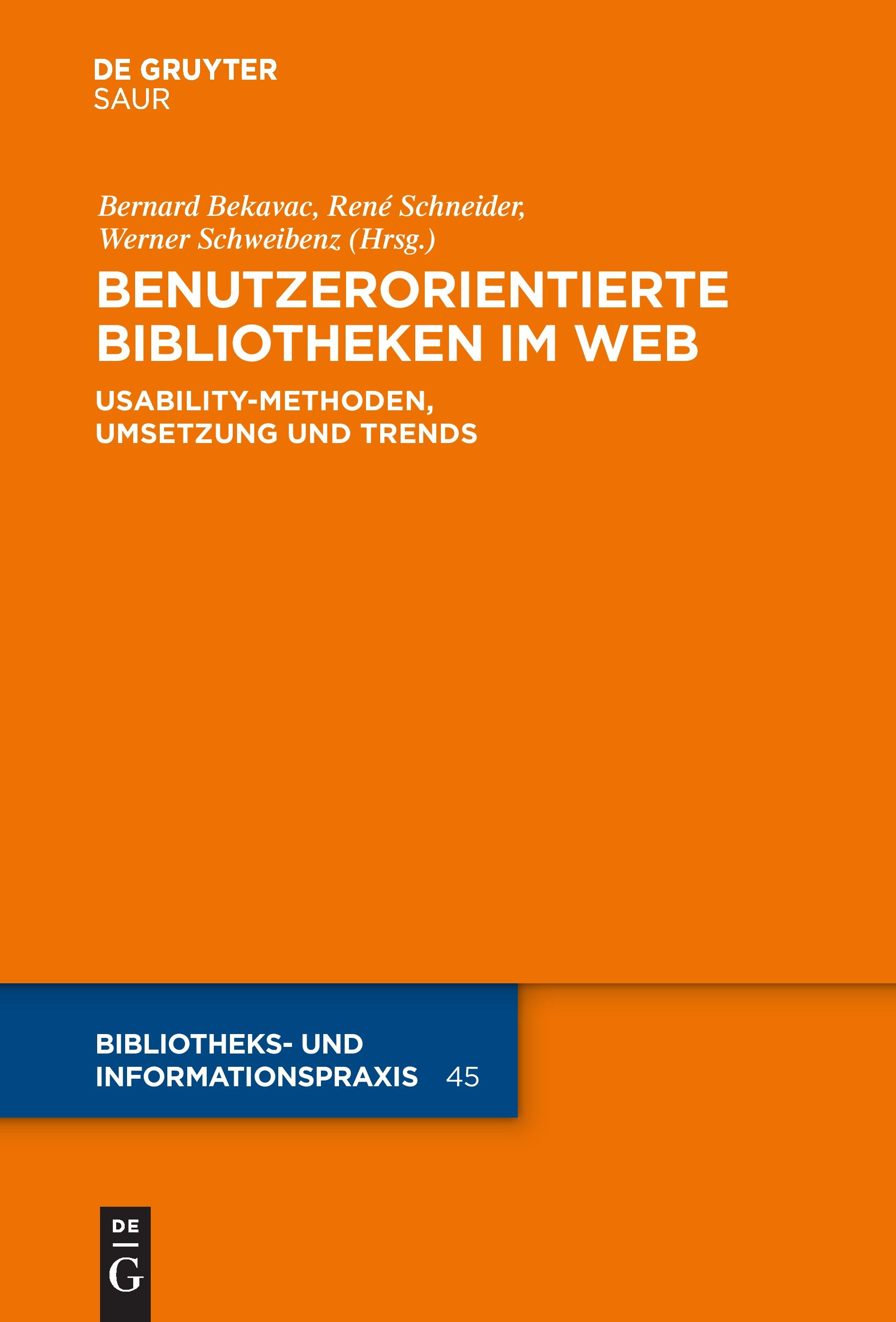 Benutzerorientierte Bibliotheken im Web