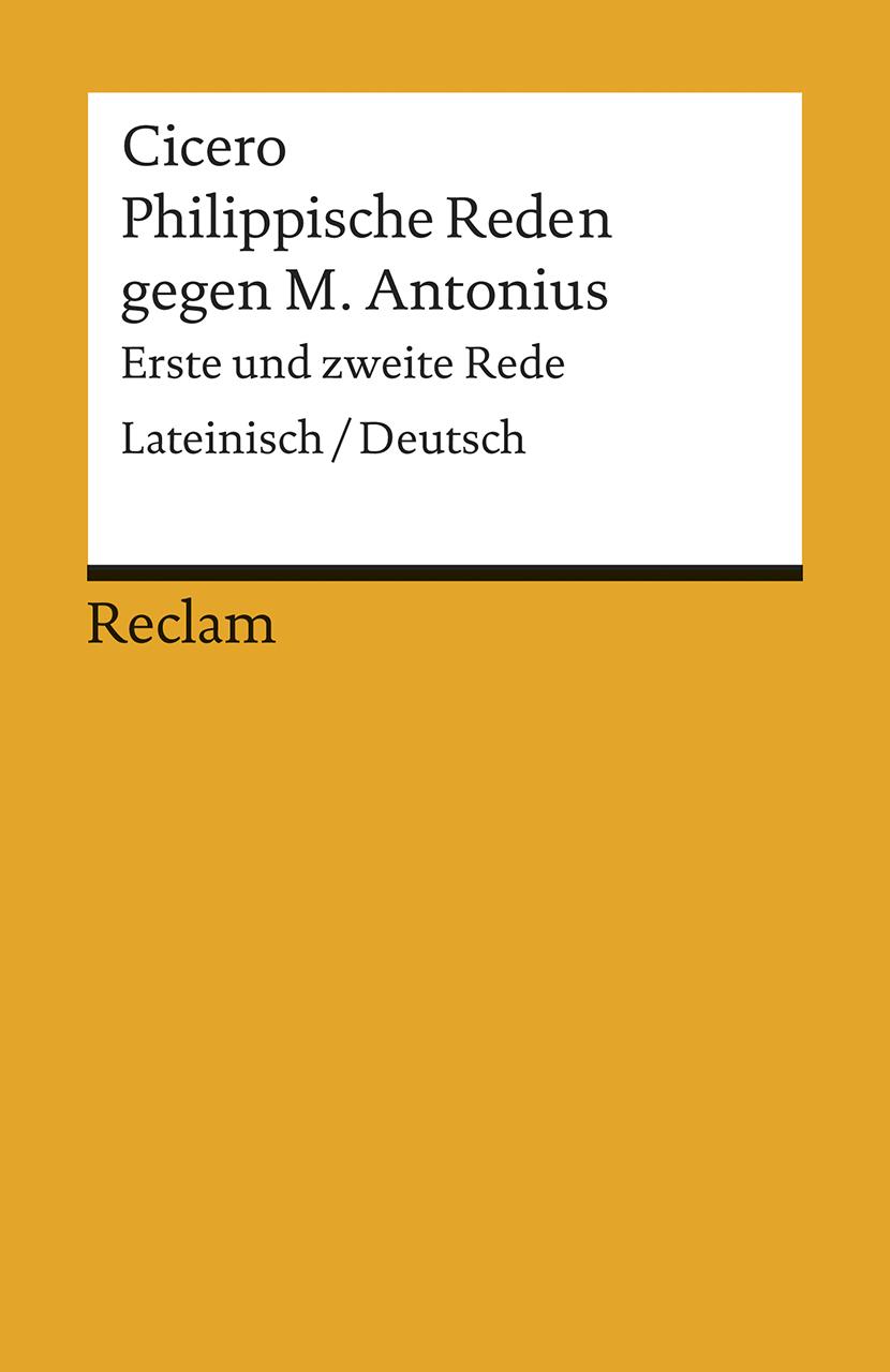 Philippische Reden gegen M. Antonius 1