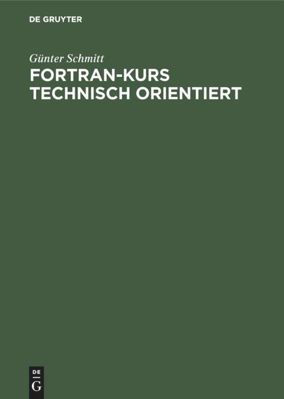 Fortran-Kurs technisch orientiert