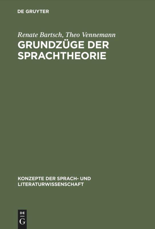 Grundzüge der Sprachtheorie