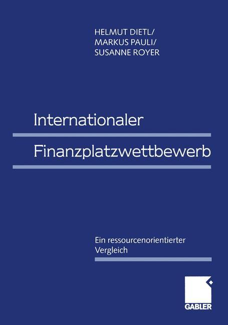 Internationaler Finanzplatzwettbewerb