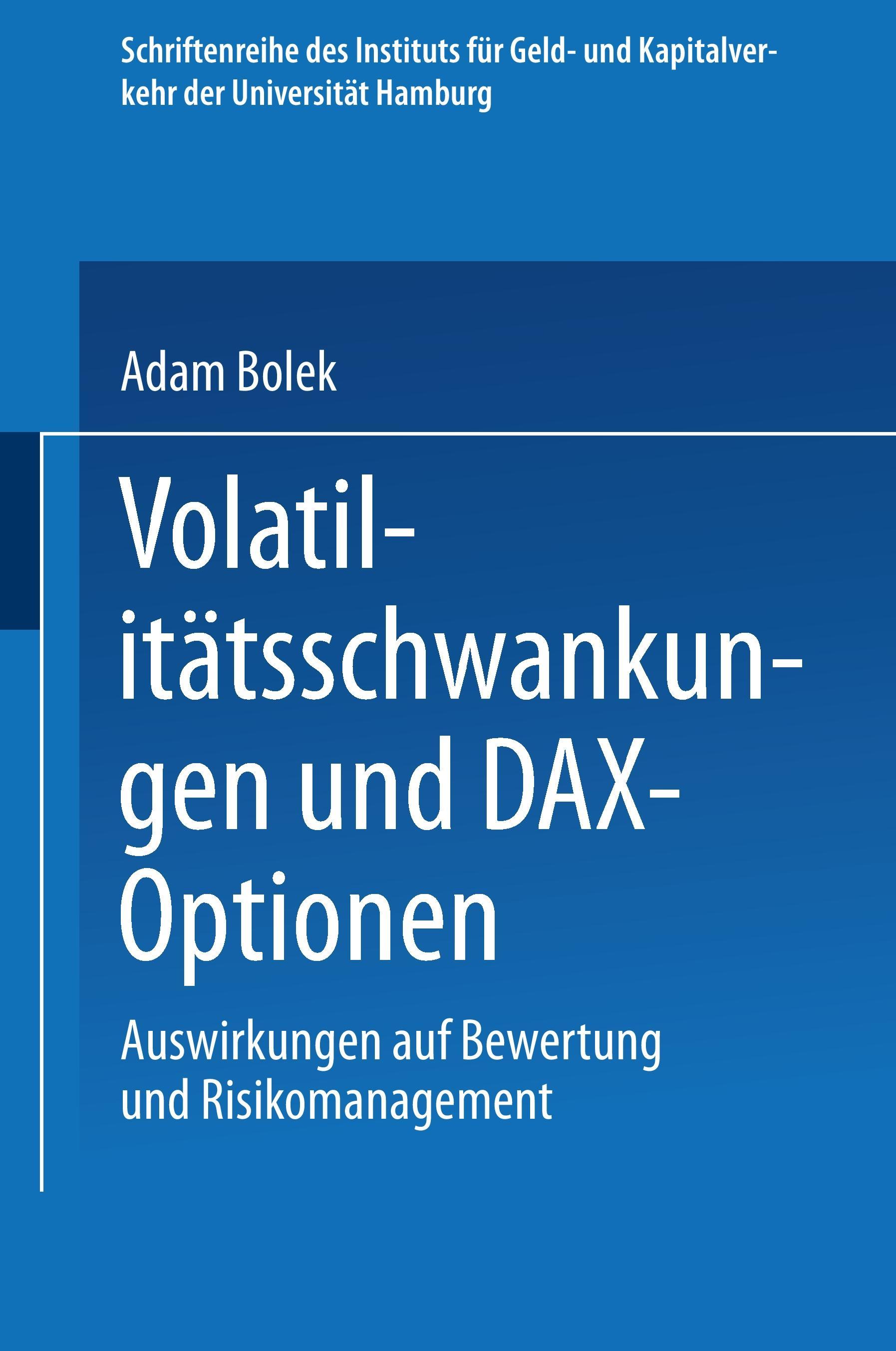 Volatilitätsschwankungen und DAX-Optionen