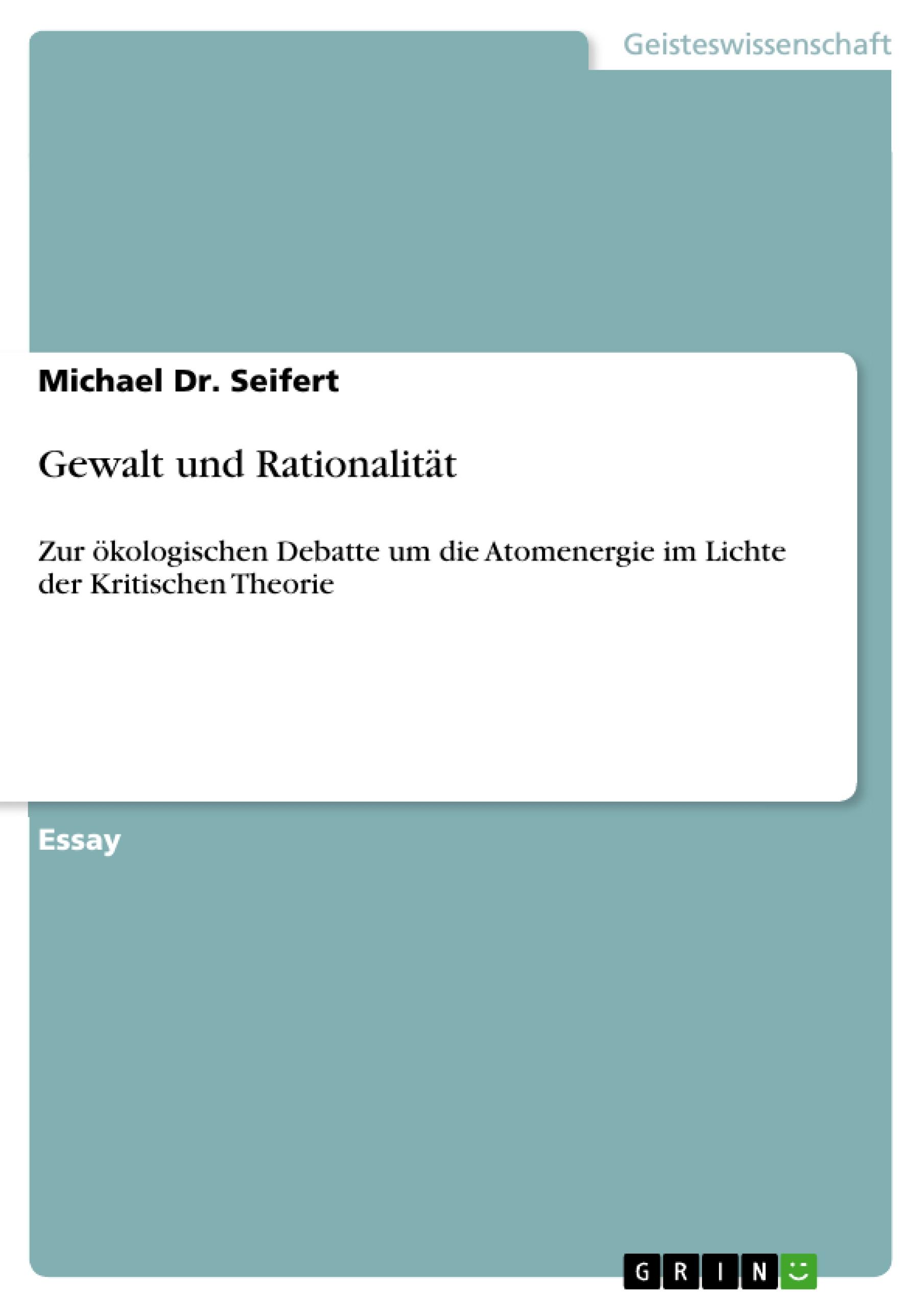 Gewalt und Rationalität