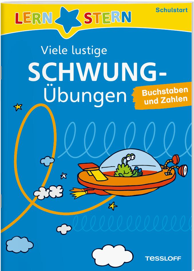 Lernstern: Viele lustige Schwungübungen Schulstart