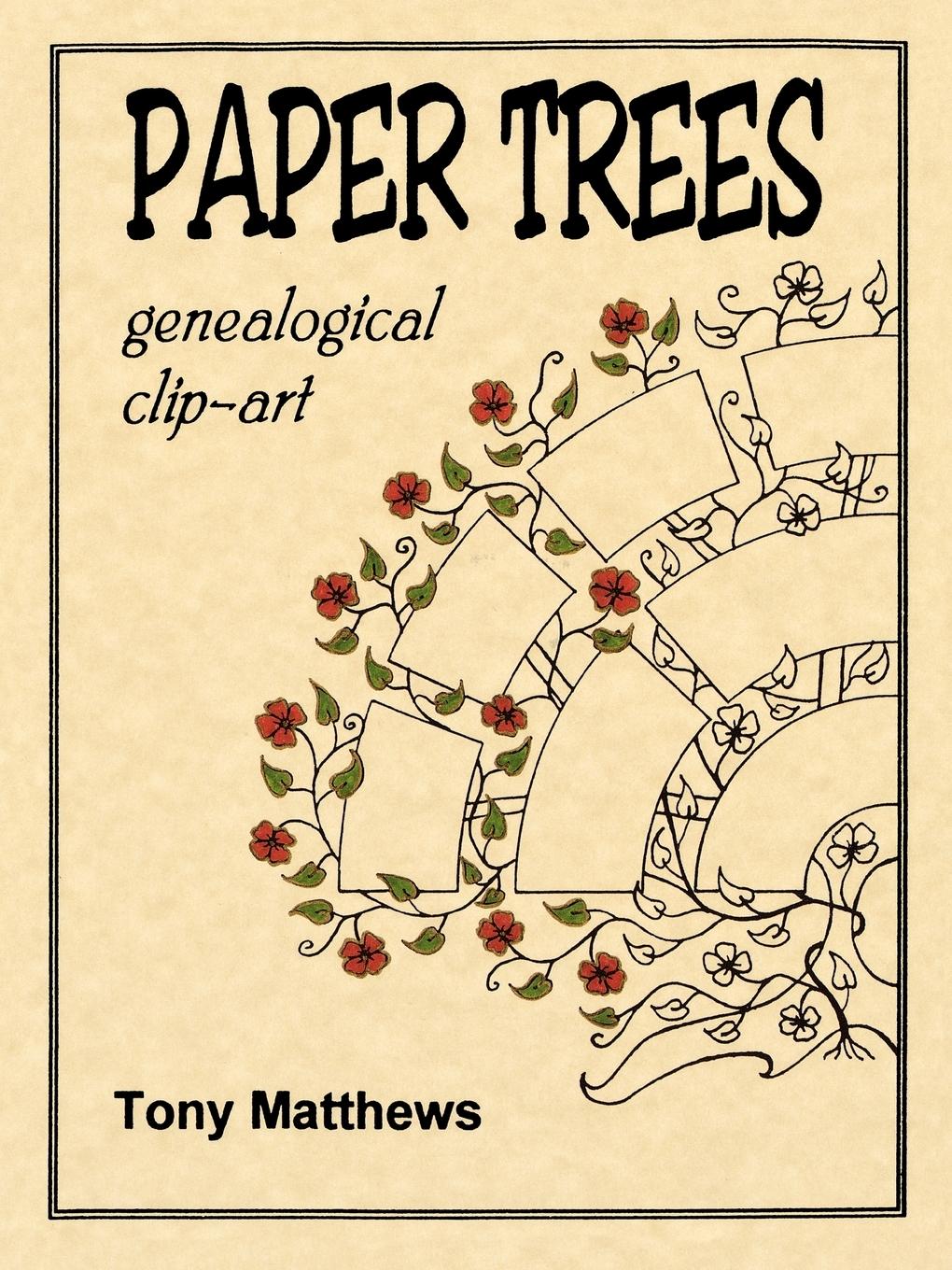 Paper Trees. Genealogical Clip-Art