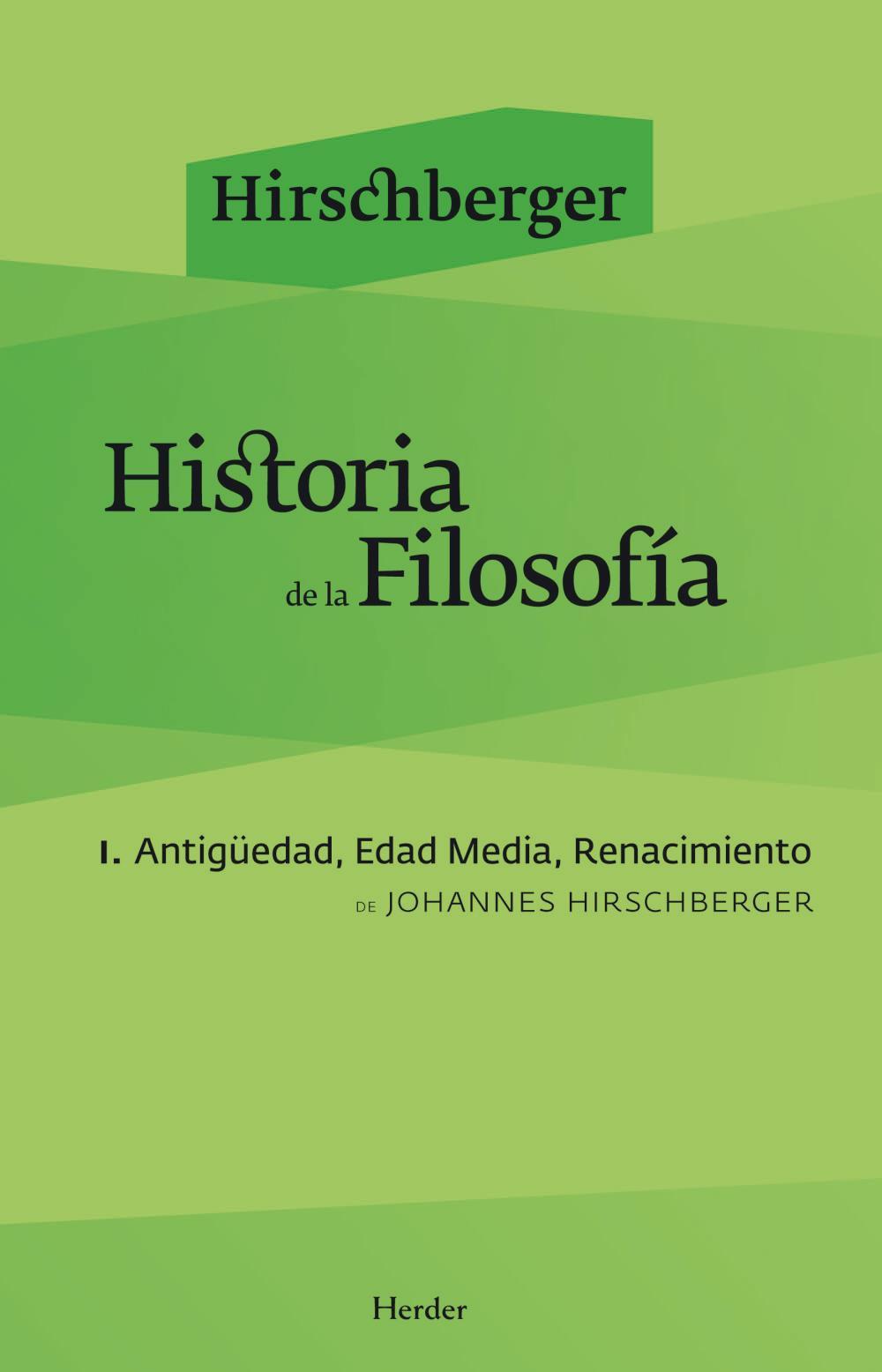 Historia de la filosofía I : Antigüedad, Edad Media, Renacimiento