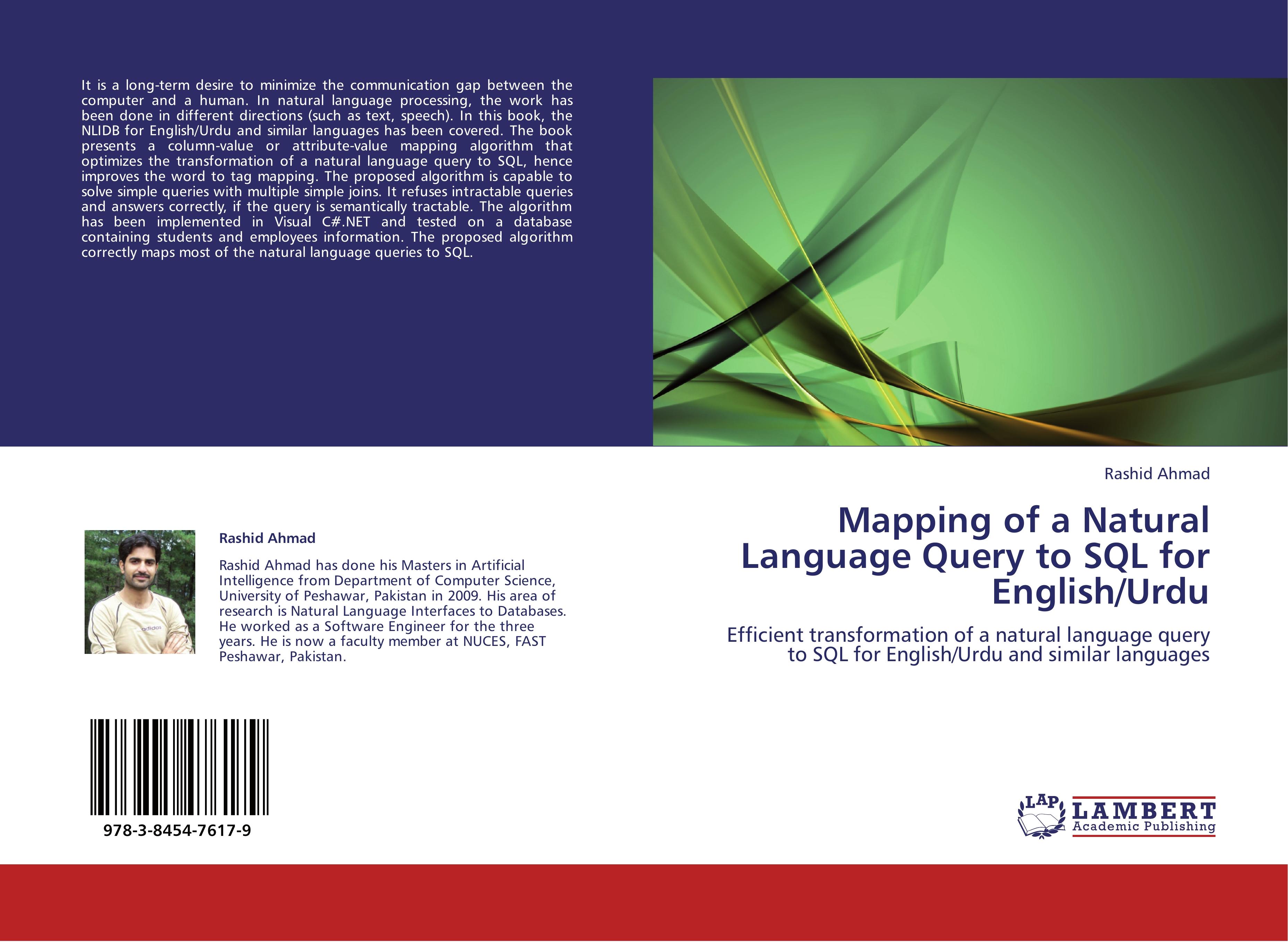 Mapping of a Natural Language Query to SQL for English/Urdu