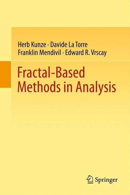 Fractal-Based Methods in Analysis