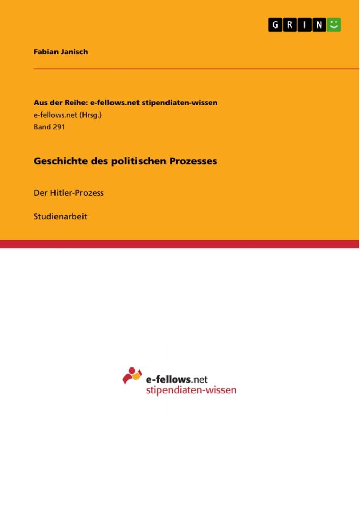 Geschichte des politischen Prozesses