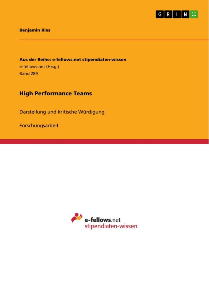 High Performance Teams