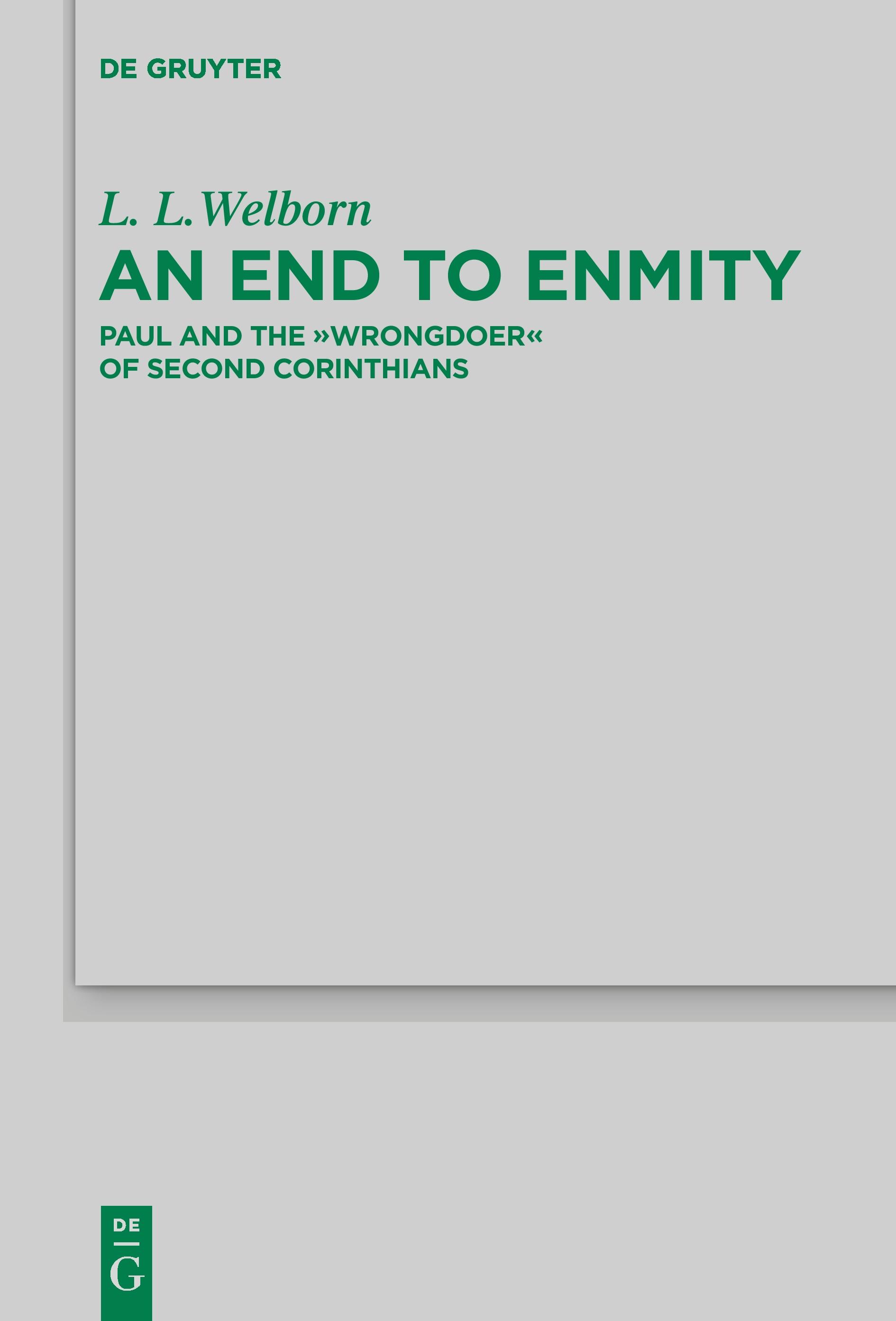 An End to Enmity