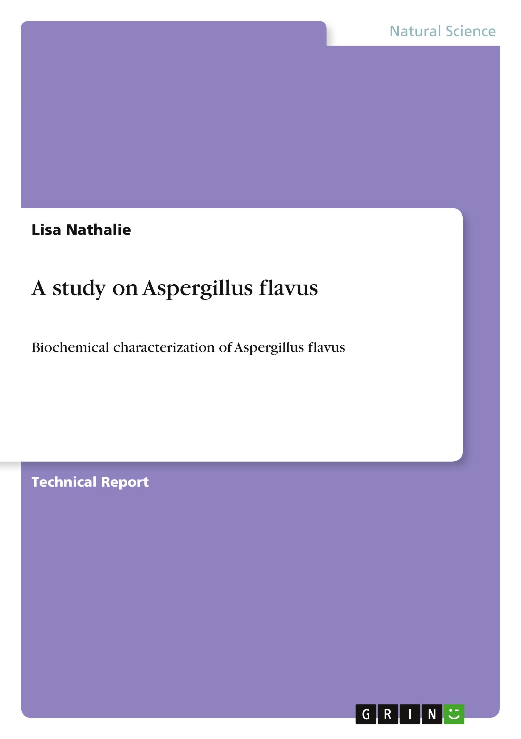 A study on Aspergillus flavus