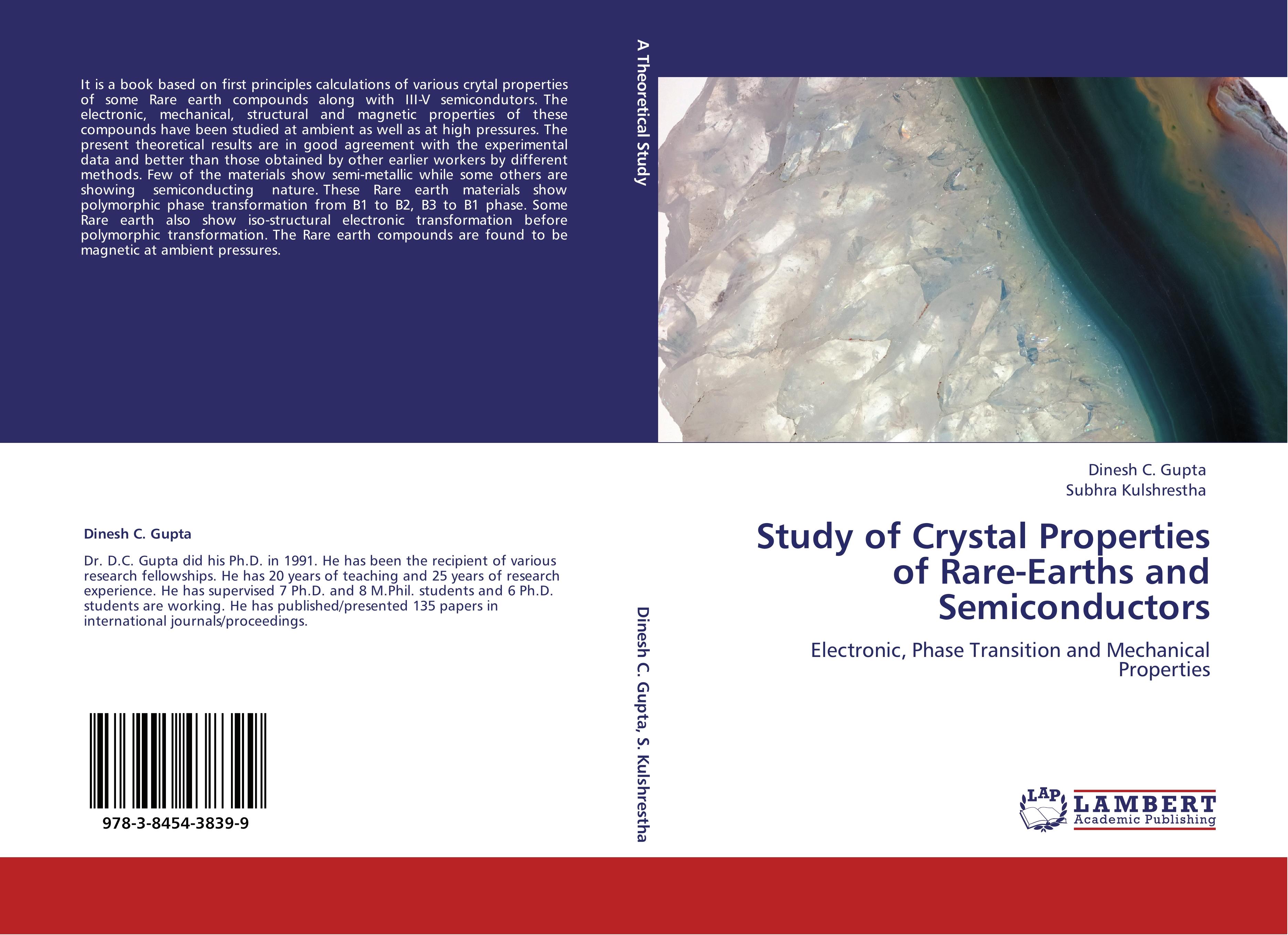 Study of Crystal Properties of Rare-Earths and Semiconductors