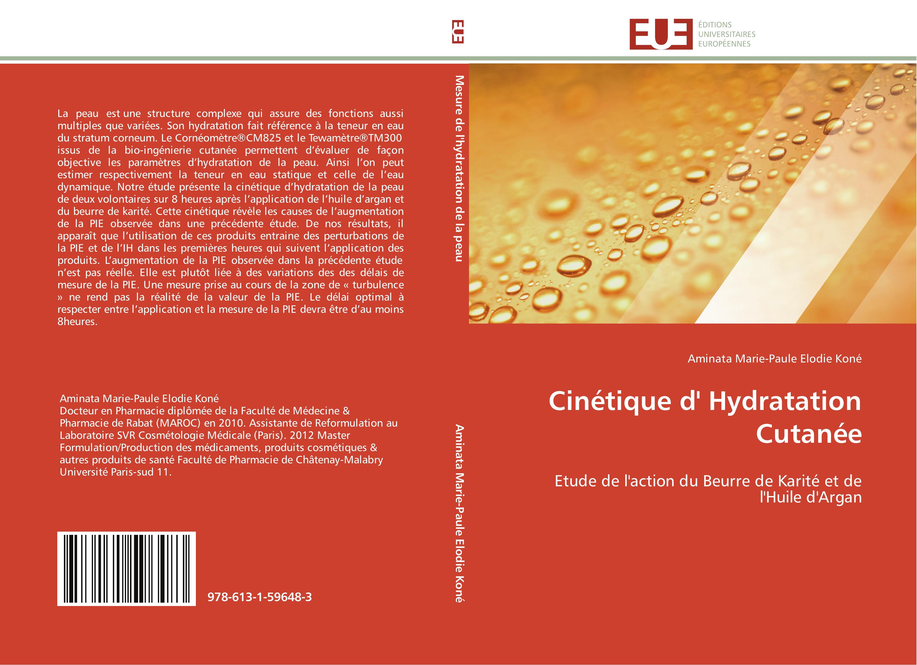 Cinétique d' Hydratation Cutanée