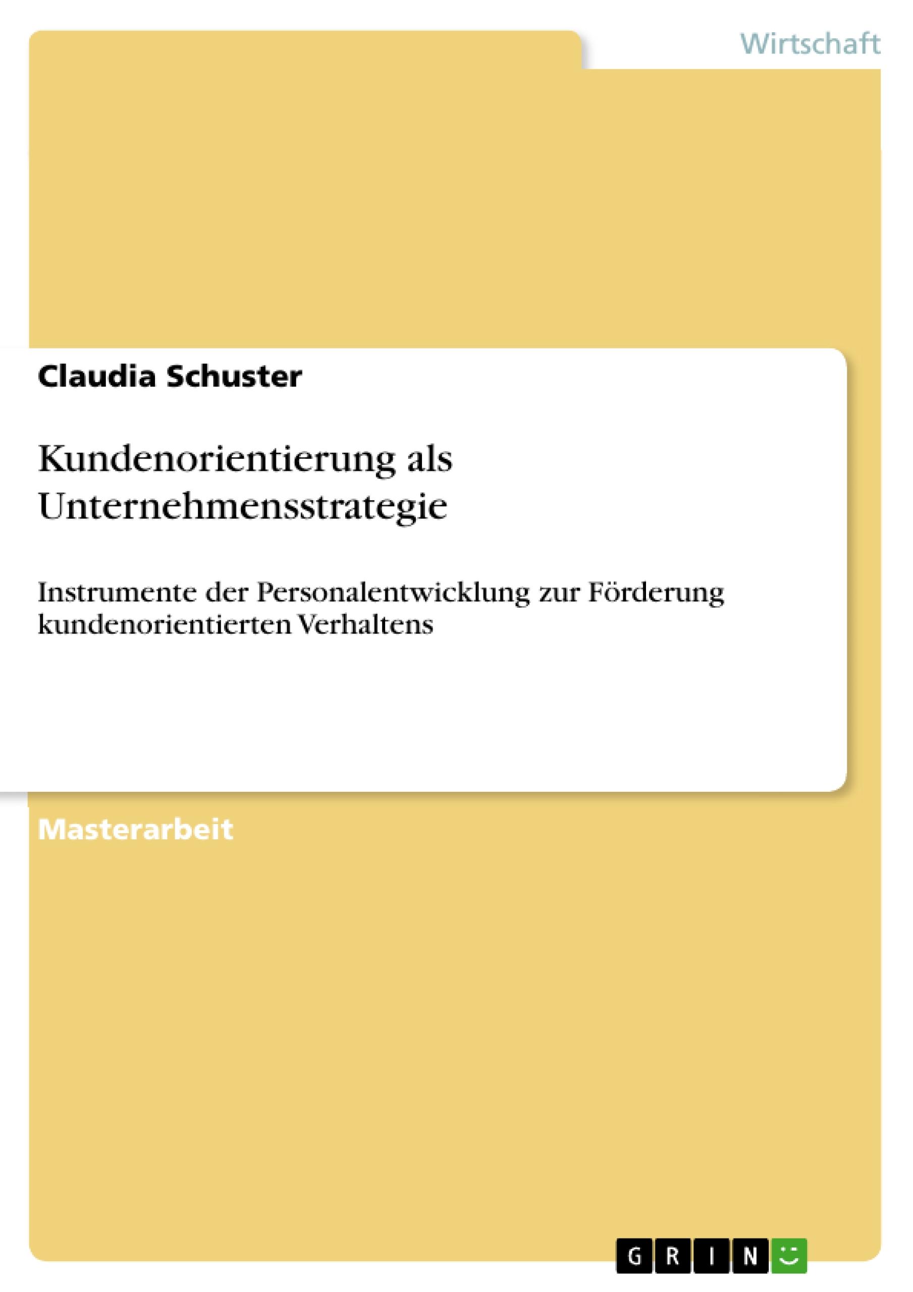 Kundenorientierung als Unternehmensstrategie