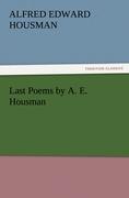 Last Poems by A. E. Housman