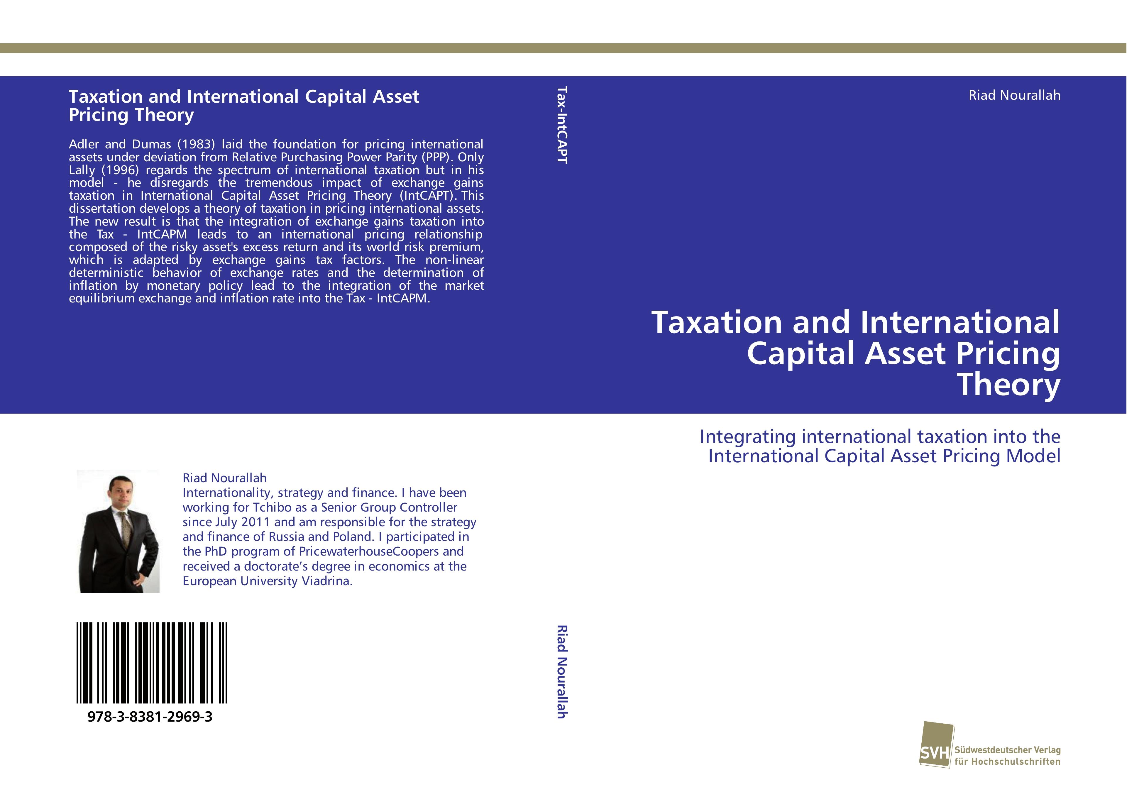 Taxation and International Capital Asset Pricing Theory