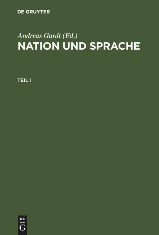 Nation und Sprache