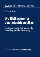 Die Risikostruktur von Industrieanleihen